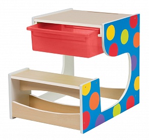 Стол-парта со скамейкой, от 3 лет (Alex, 713N)